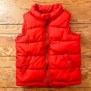 Old Navy Red Puffer Vest